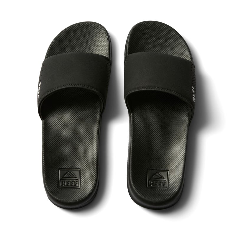 Reef One Slide Mens Sandal, Lightweight & Water Friendly, Black, 7 - Image 4